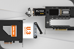 PCIe スロットリムーバブルアダプタ