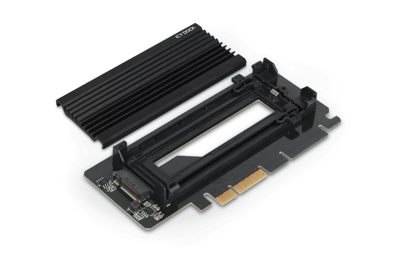 EZConvert Ex Pro MB987M2P-2B - 1x M.2 NVMe SSDからPCIe4.0 x 4変換